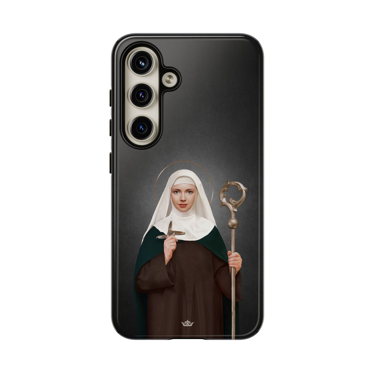 St. Brigid of Ireland Hard Phone Case (Dark) Copyright VENXARA