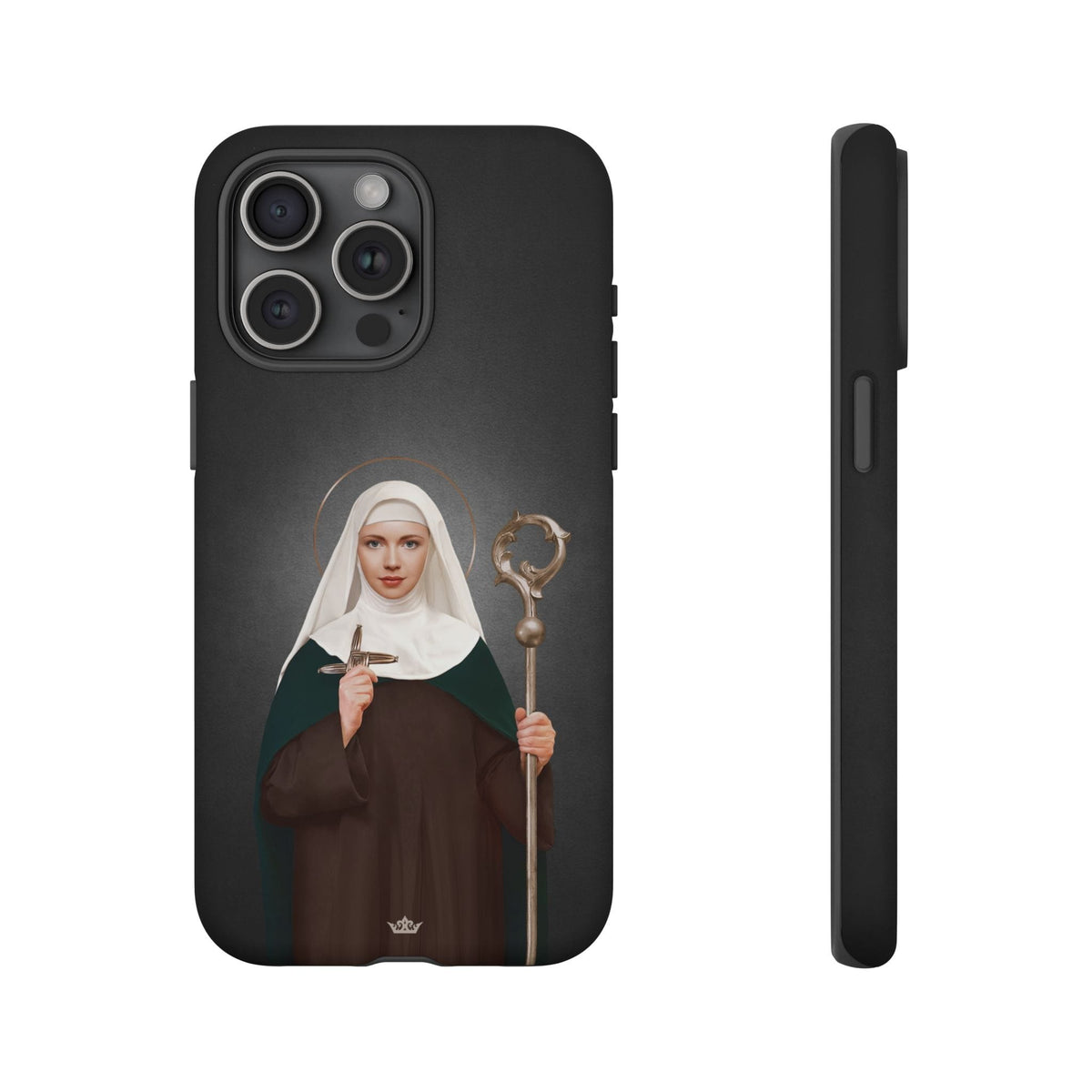 St. Brigid of Ireland Hard Phone Case (Dark) Copyright VENXARA