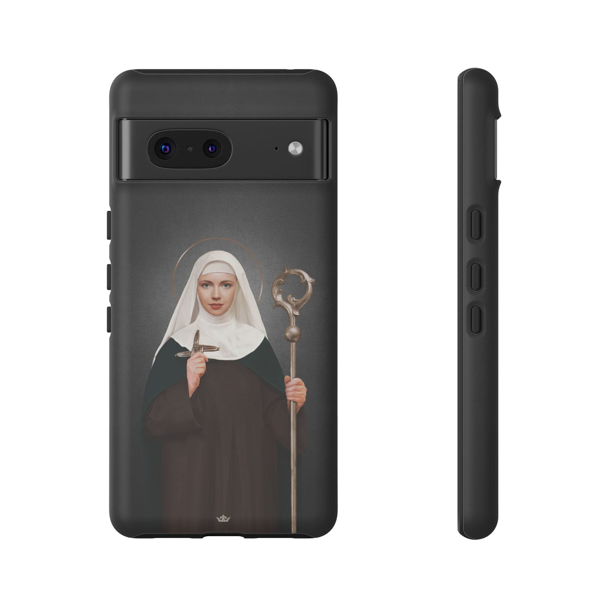 St. Brigid of Ireland Hard Phone Case (Dark) Copyright VENXARA