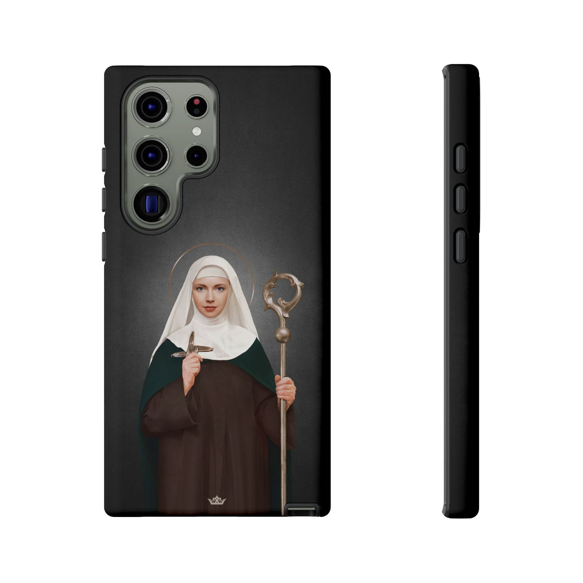 St. Brigid of Ireland Hard Phone Case (Dark) Copyright VENXARA