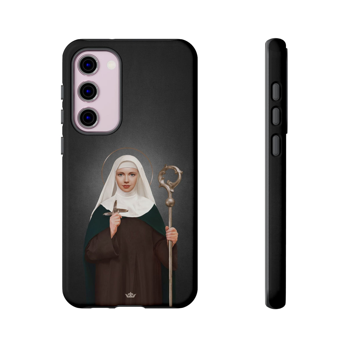 St. Brigid of Ireland Hard Phone Case (Dark) Copyright VENXARA