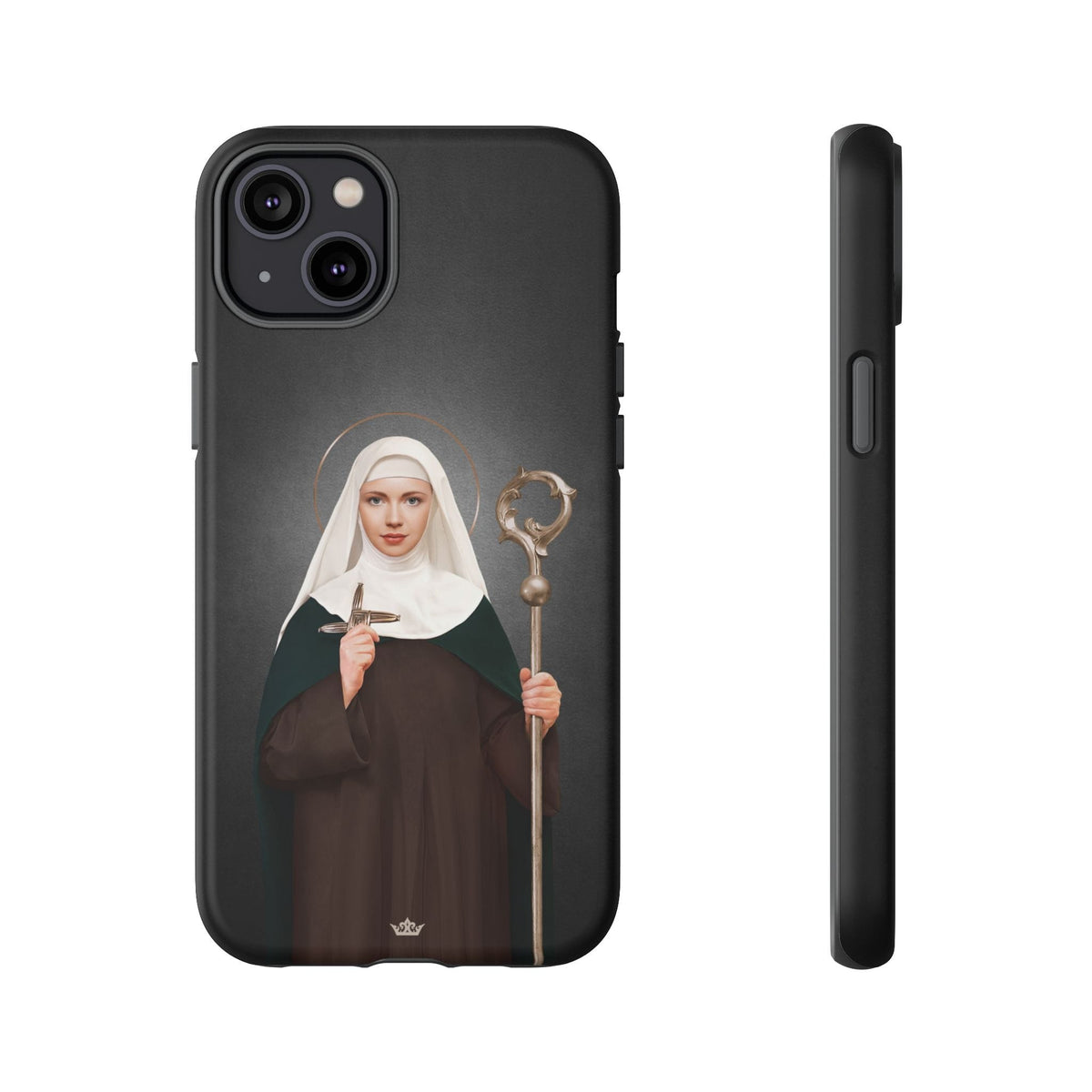 St. Brigid of Ireland Hard Phone Case (Dark) Copyright VENXARA