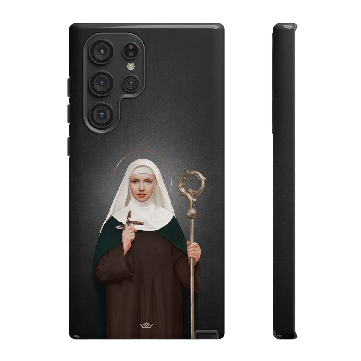 St. Brigid of Ireland Hard Phone Case (Dark) Copyright VENXARA