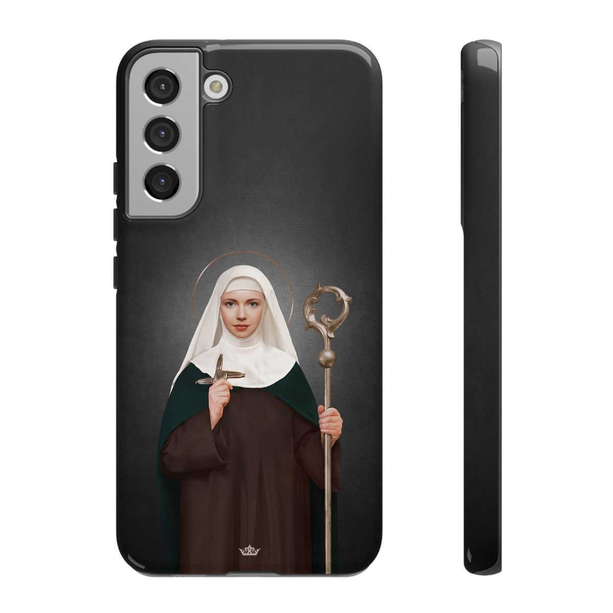 St. Brigid of Ireland Hard Phone Case (Dark) Copyright VENXARA