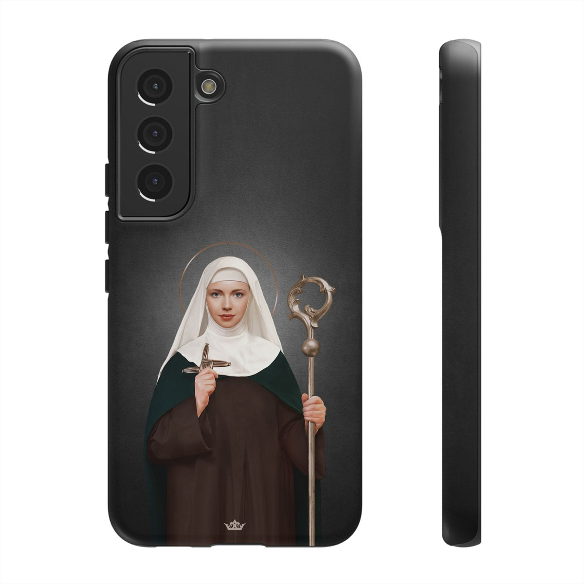 St. Brigid of Ireland Hard Phone Case (Dark) Copyright VENXARA