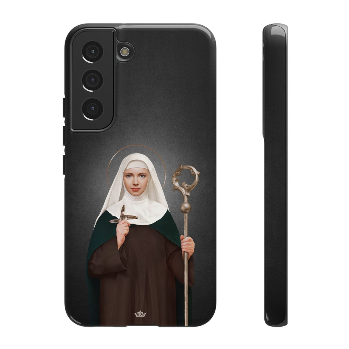 St. Brigid of Ireland Hard Phone Case (Dark) Copyright VENXARA