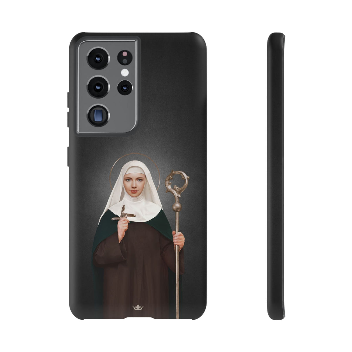 St. Brigid of Ireland Hard Phone Case (Dark) Copyright VENXARA