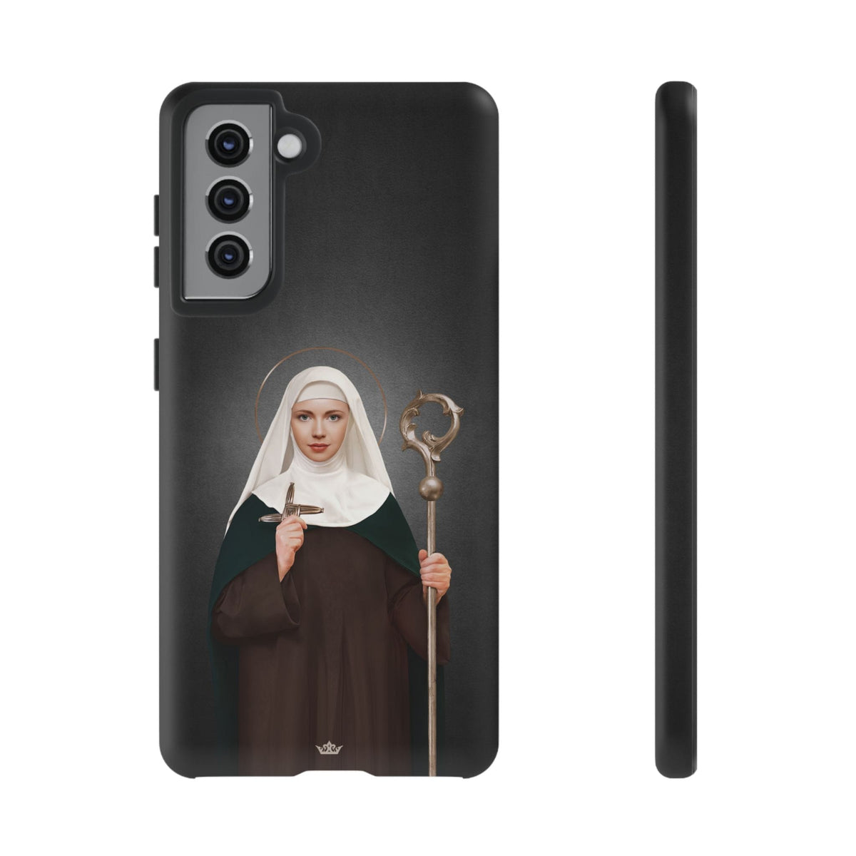 St. Brigid of Ireland Hard Phone Case (Dark) Copyright VENXARA