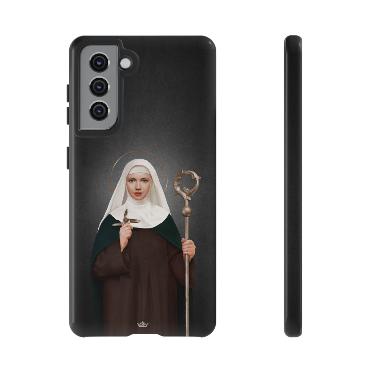 St. Brigid of Ireland Hard Phone Case (Dark) Copyright VENXARA