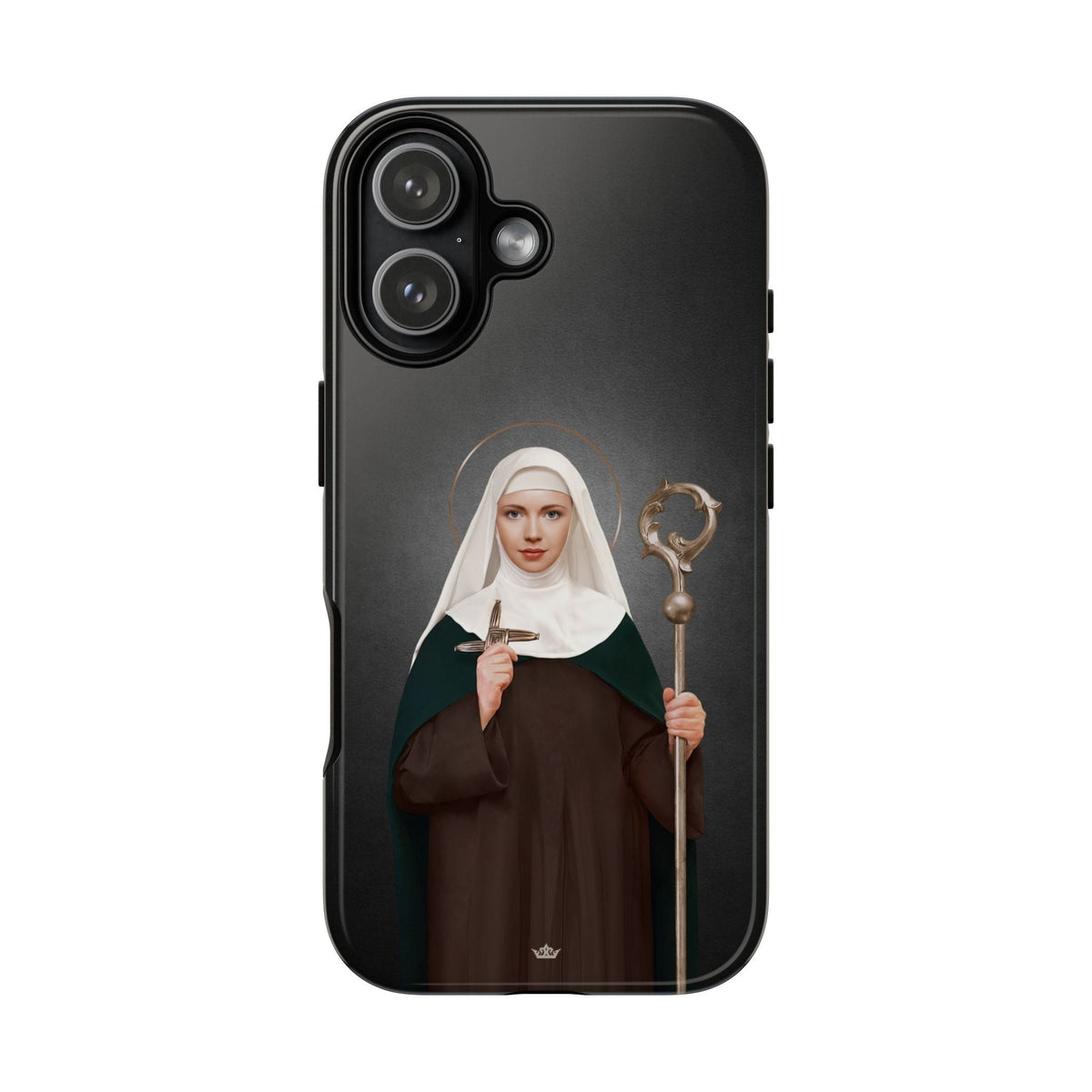St. Brigid of Ireland Hard Phone Case (Dark) Copyright VENXARA