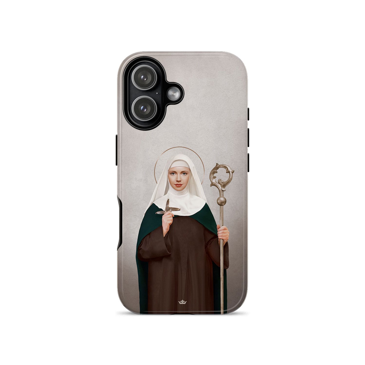St. Brigid of Ireland Hard Phone Case (Light) Copyright VENXARA