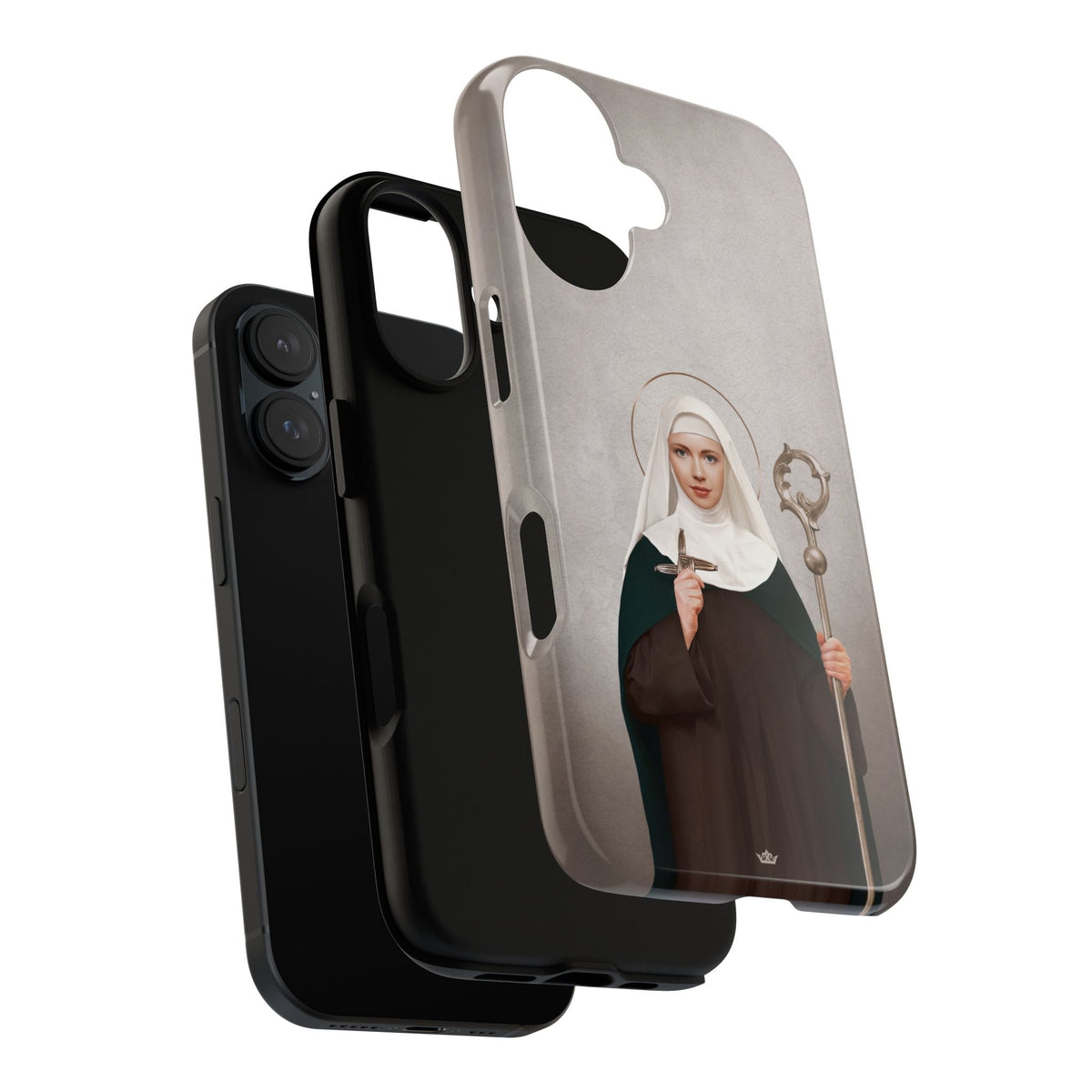 St. Brigid of Ireland Hard Phone Case (Light) Copyright VENXARA