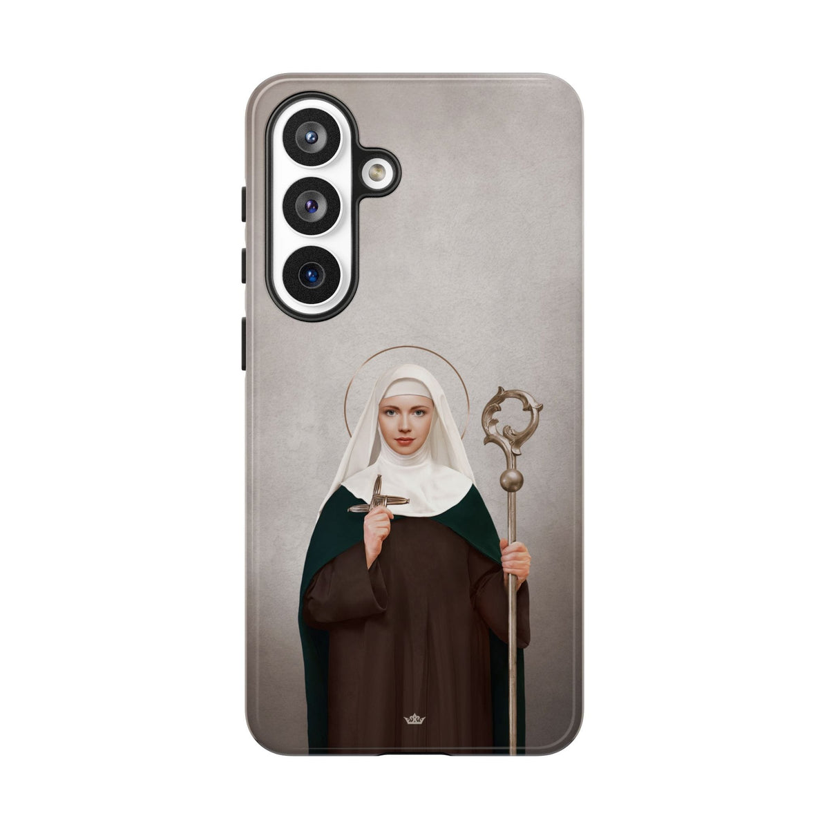 St. Brigid of Ireland Hard Phone Case (Light) Copyright VENXARA