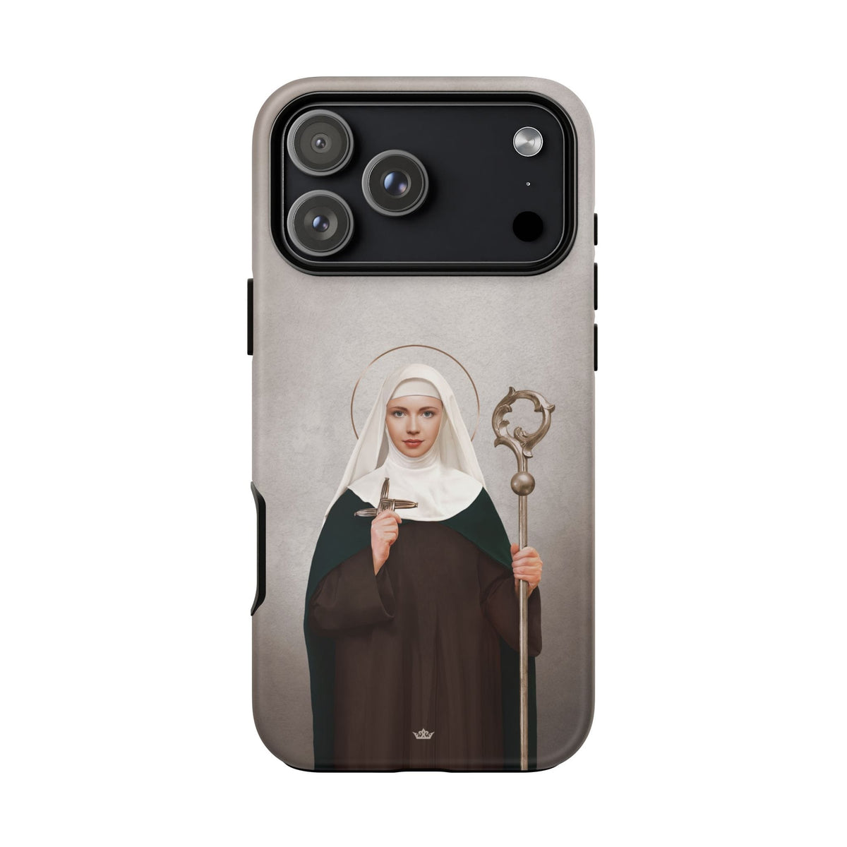 St. Brigid of Ireland Hard Phone Case (Light) Copyright VENXARA