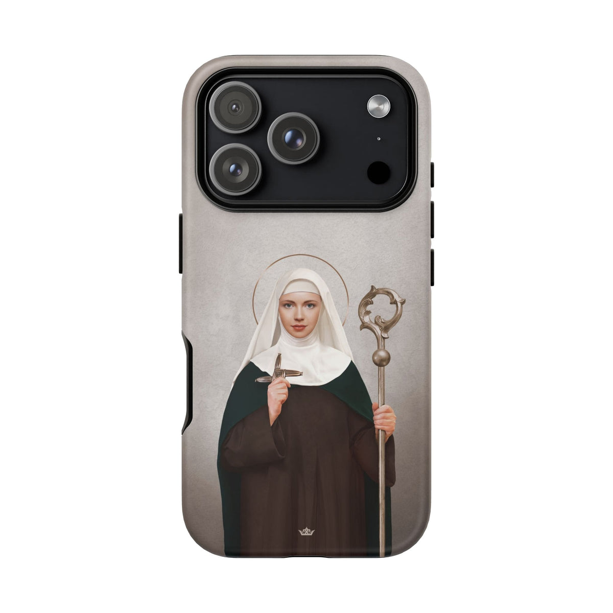 St. Brigid of Ireland Hard Phone Case (Light) Copyright VENXARA