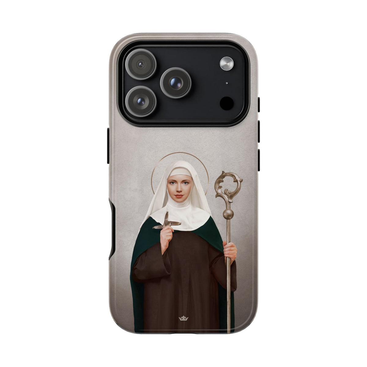 St. Brigid of Ireland Hard Phone Case (Light) Copyright VENXARA