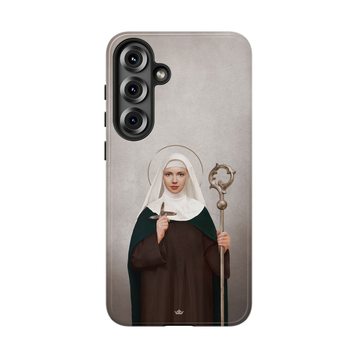 St. Brigid of Ireland Hard Phone Case (Light) Copyright VENXARA
