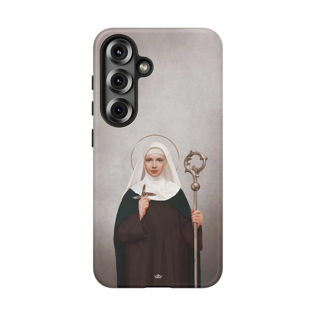 St. Brigid of Ireland Hard Phone Case (Light) Copyright VENXARA