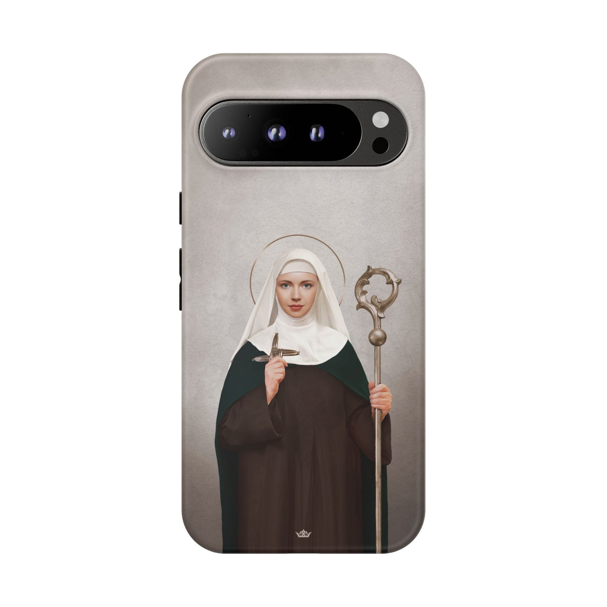 St. Brigid of Ireland Hard Phone Case (Light) Copyright VENXARA