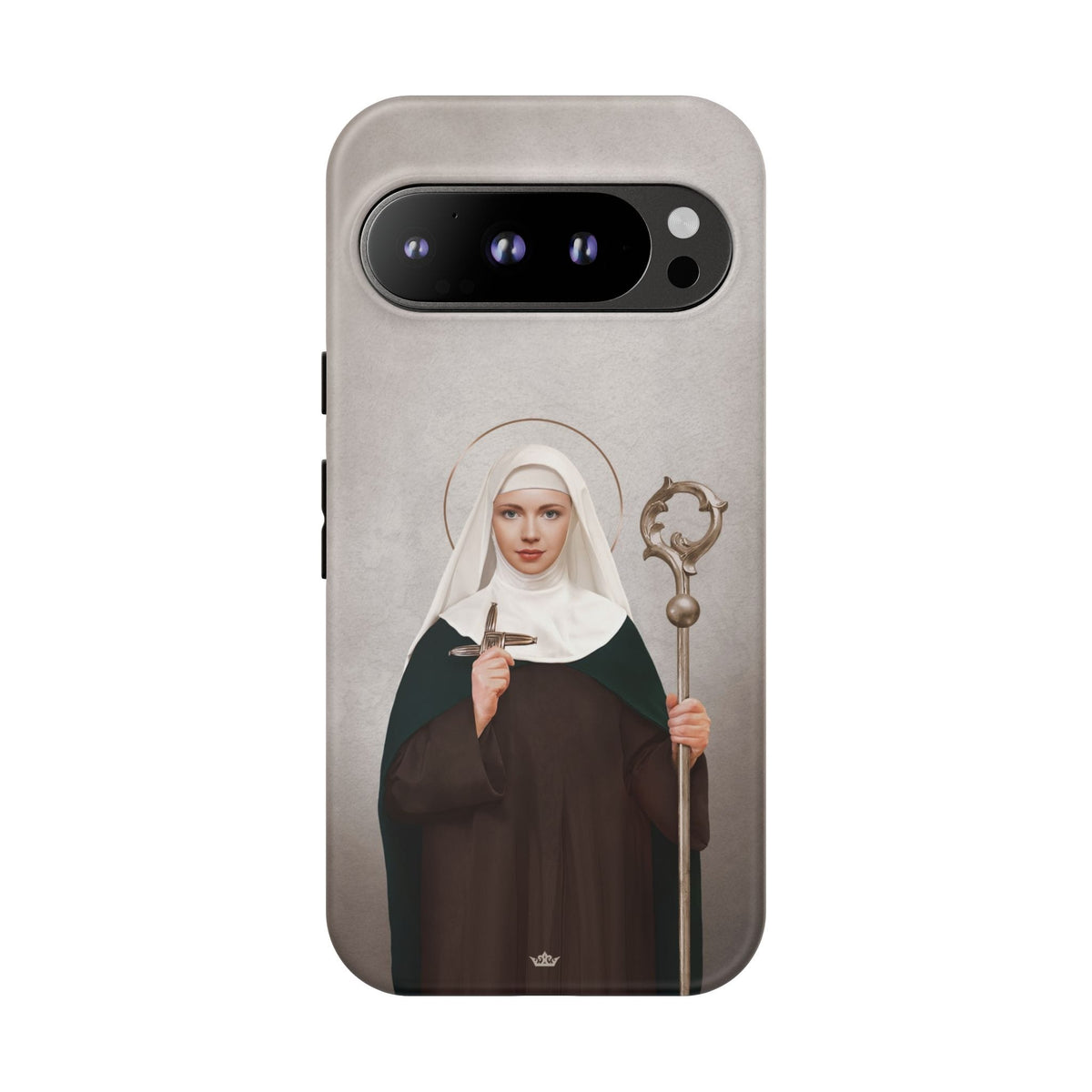 St. Brigid of Ireland Hard Phone Case (Light) Copyright VENXARA