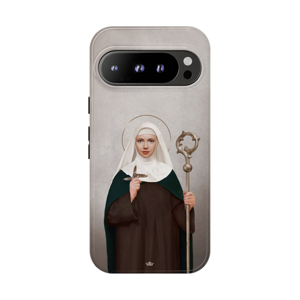 St. Brigid of Ireland Hard Phone Case (Light) Copyright VENXARA