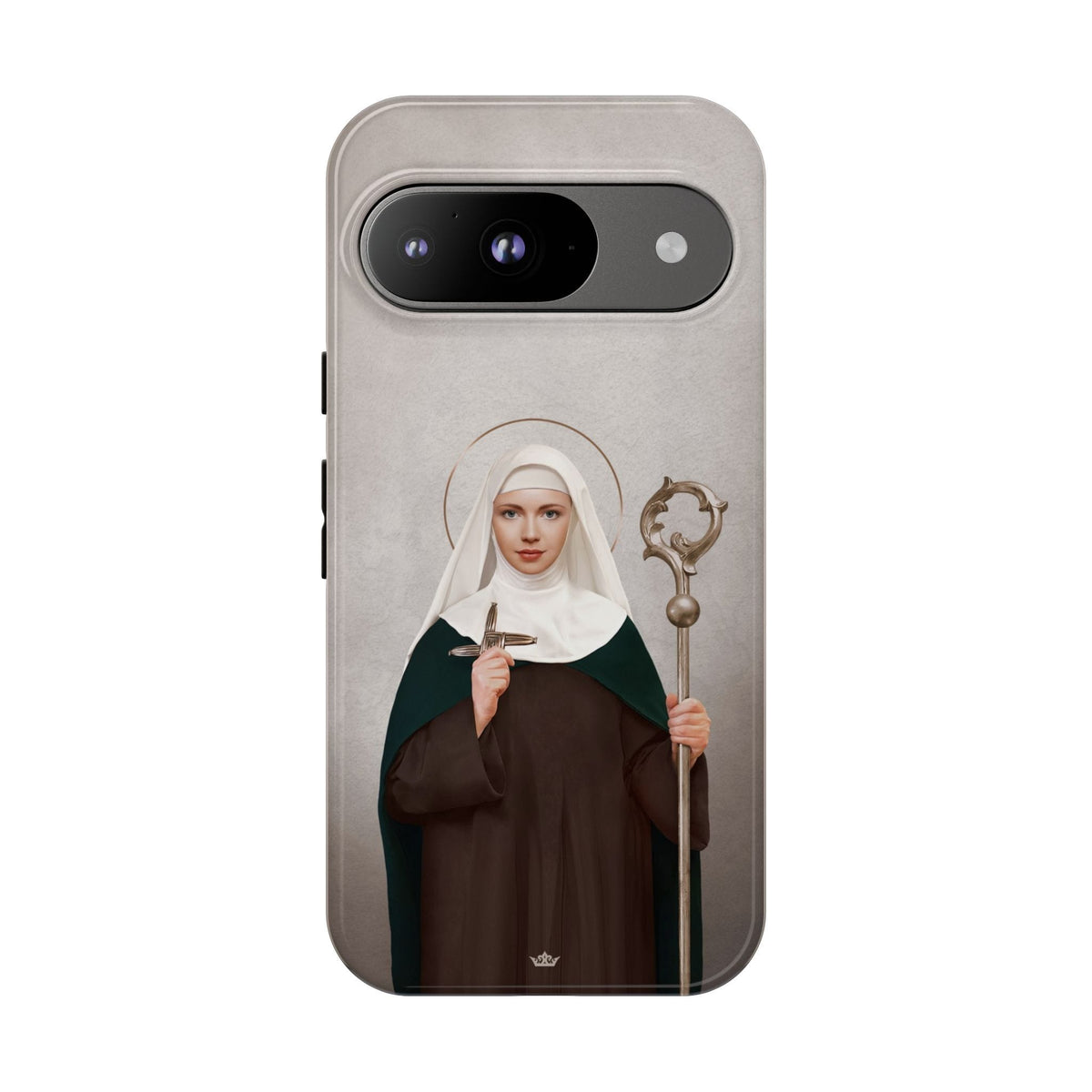 St. Brigid of Ireland Hard Phone Case (Light) Copyright VENXARA