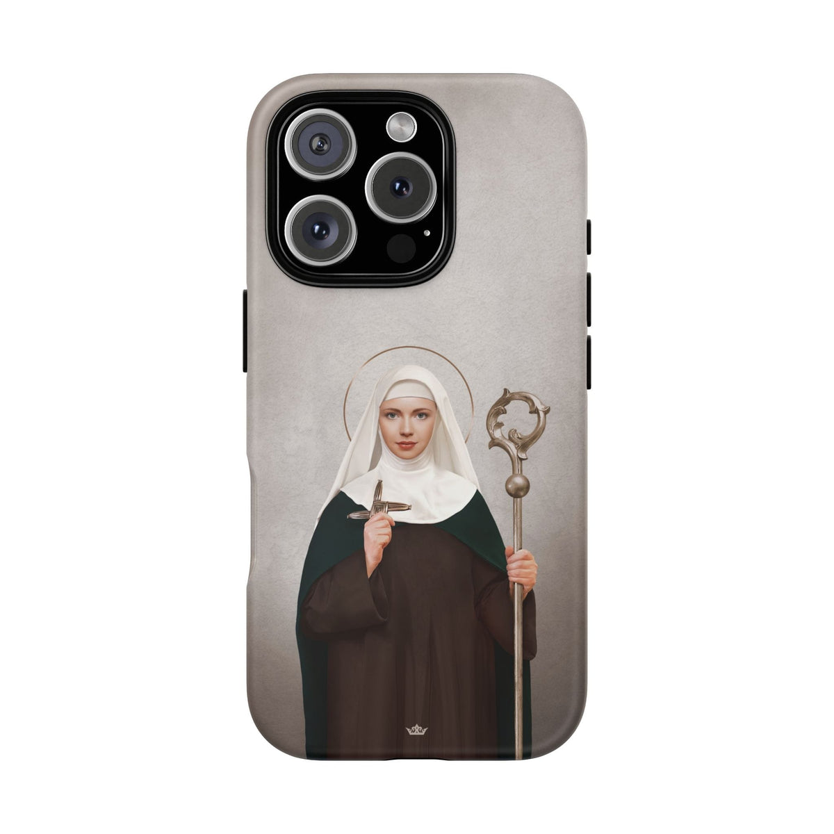 St. Brigid of Ireland Hard Phone Case (Light) Copyright VENXARA