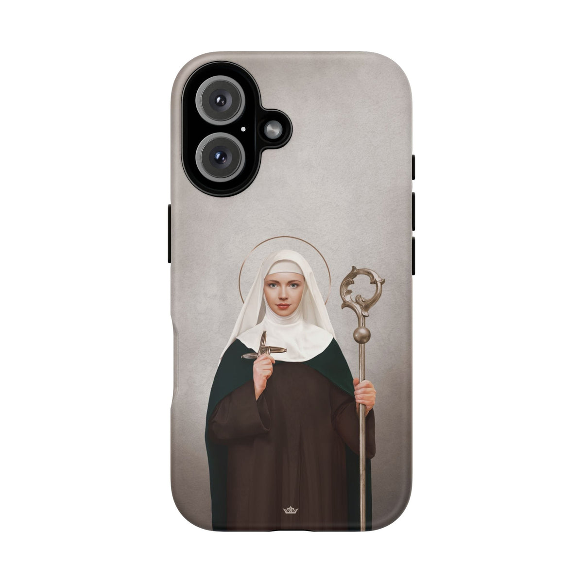 St. Brigid of Ireland Hard Phone Case (Light) Copyright VENXARA