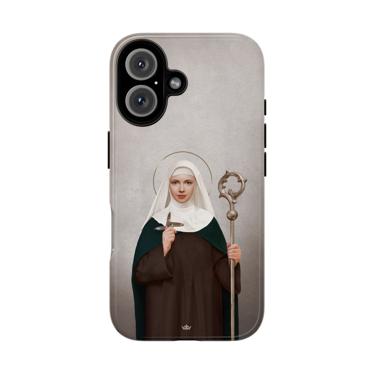 St. Brigid of Ireland Hard Phone Case (Light) Copyright VENXARA