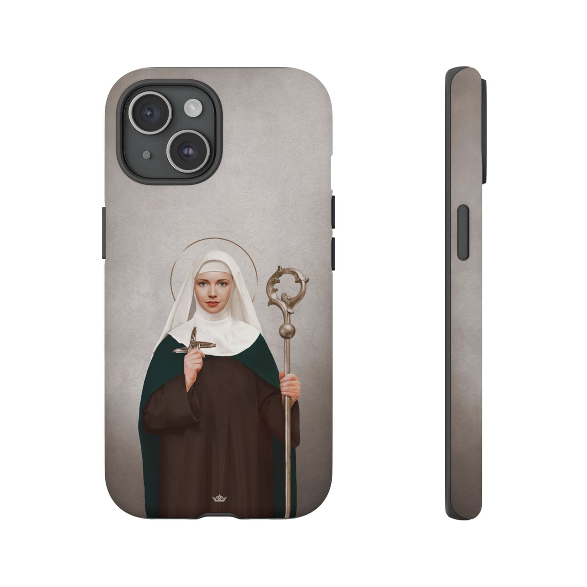 St. Brigid of Ireland Hard Phone Case (Light) Copyright VENXARA