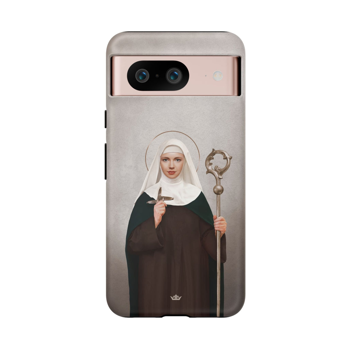 St. Brigid of Ireland Hard Phone Case (Light) Copyright VENXARA