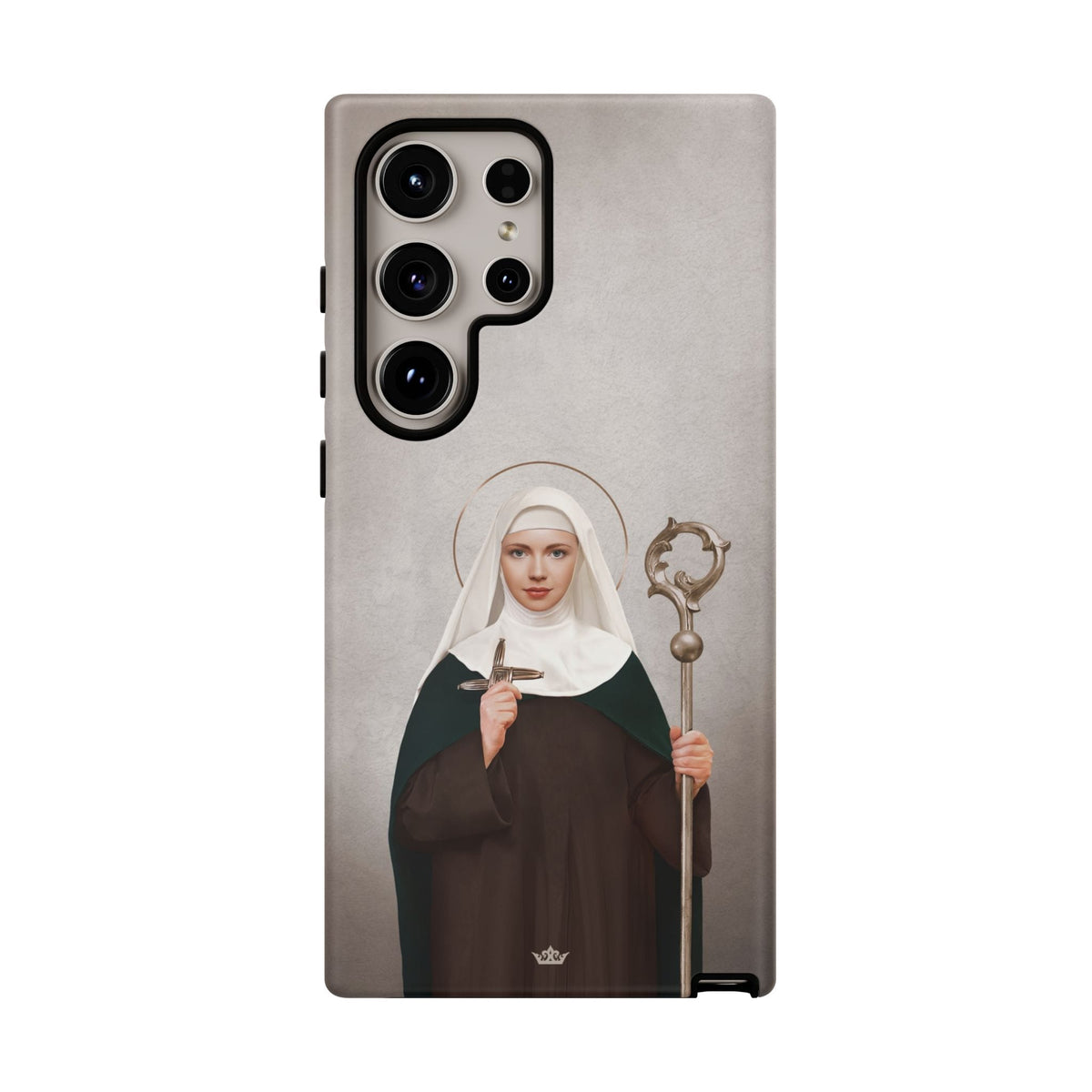 St. Brigid of Ireland Hard Phone Case (Light) Copyright VENXARA