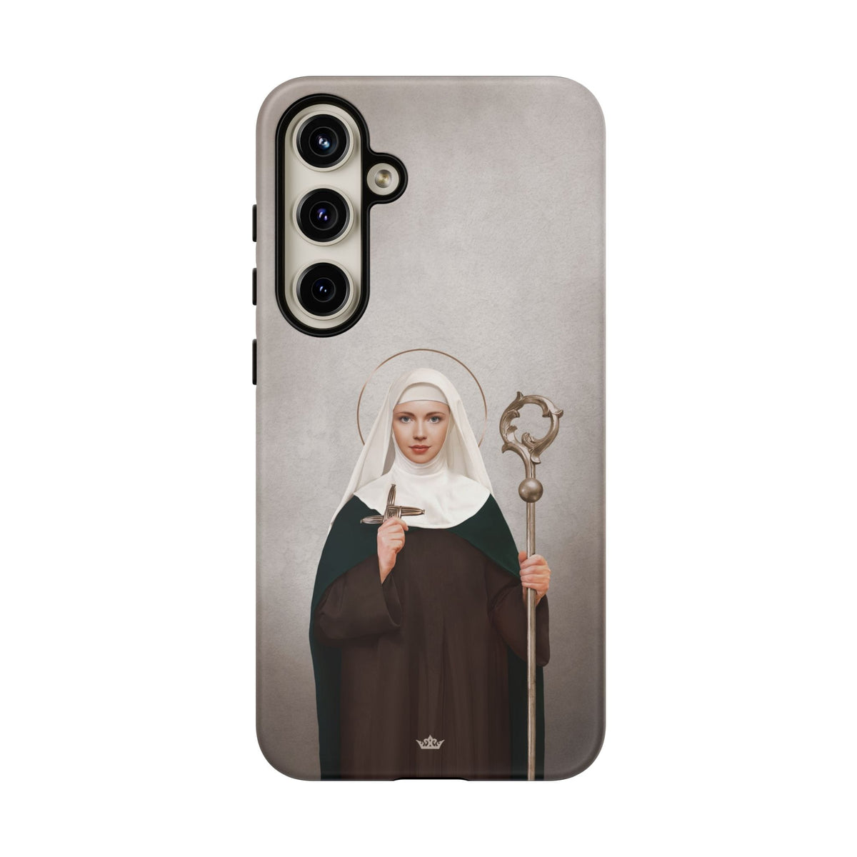 St. Brigid of Ireland Hard Phone Case (Light) Copyright VENXARA