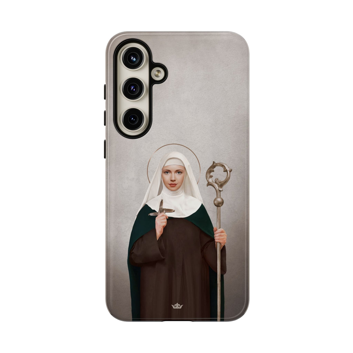 St. Brigid of Ireland Hard Phone Case (Light) Copyright VENXARA