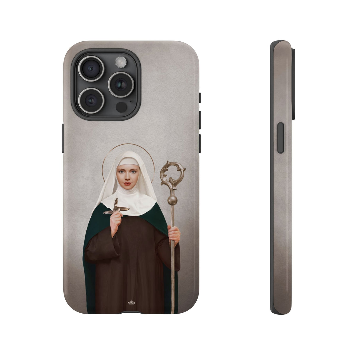 St. Brigid of Ireland Hard Phone Case (Light) Copyright VENXARA