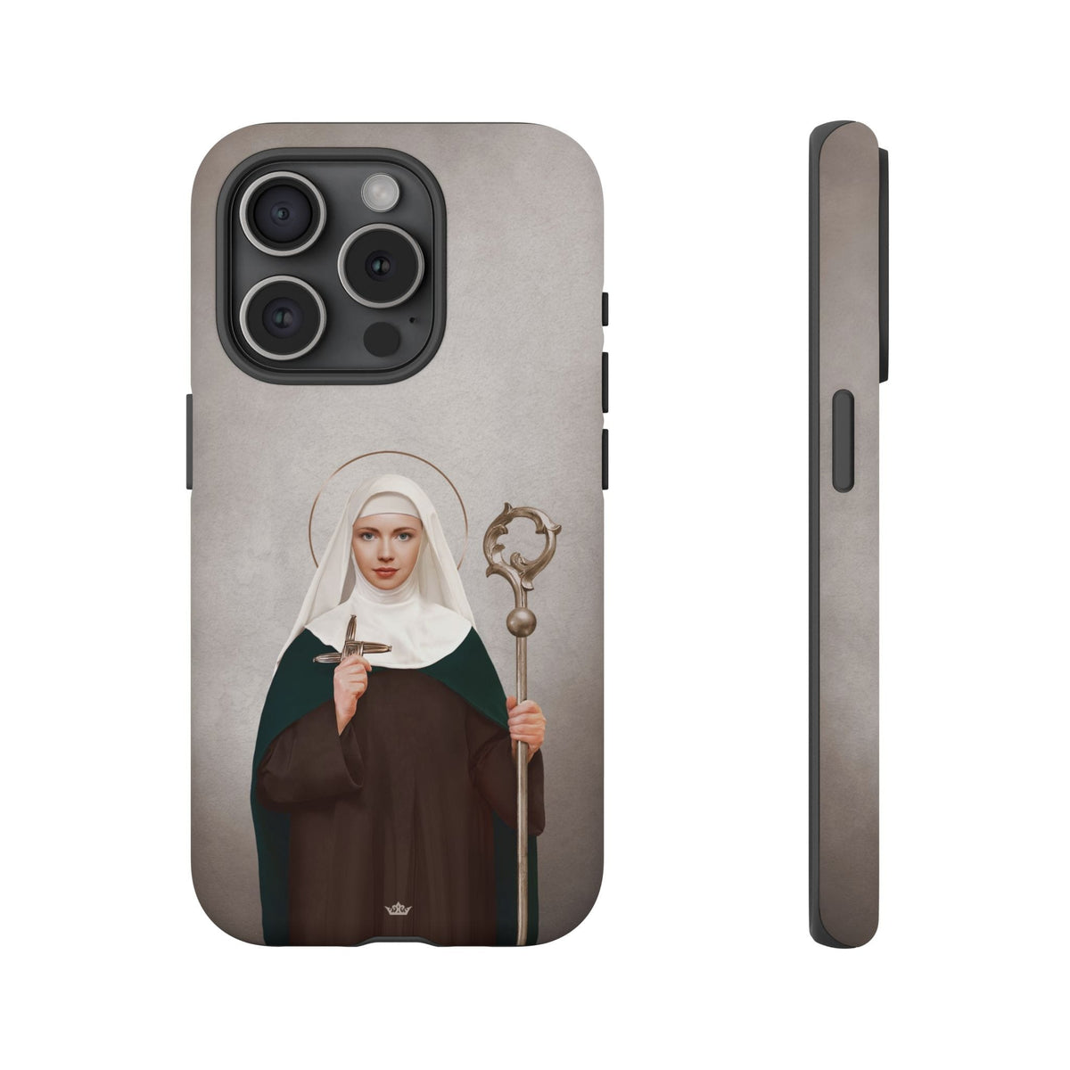 St. Brigid of Ireland Hard Phone Case (Light) Copyright VENXARA