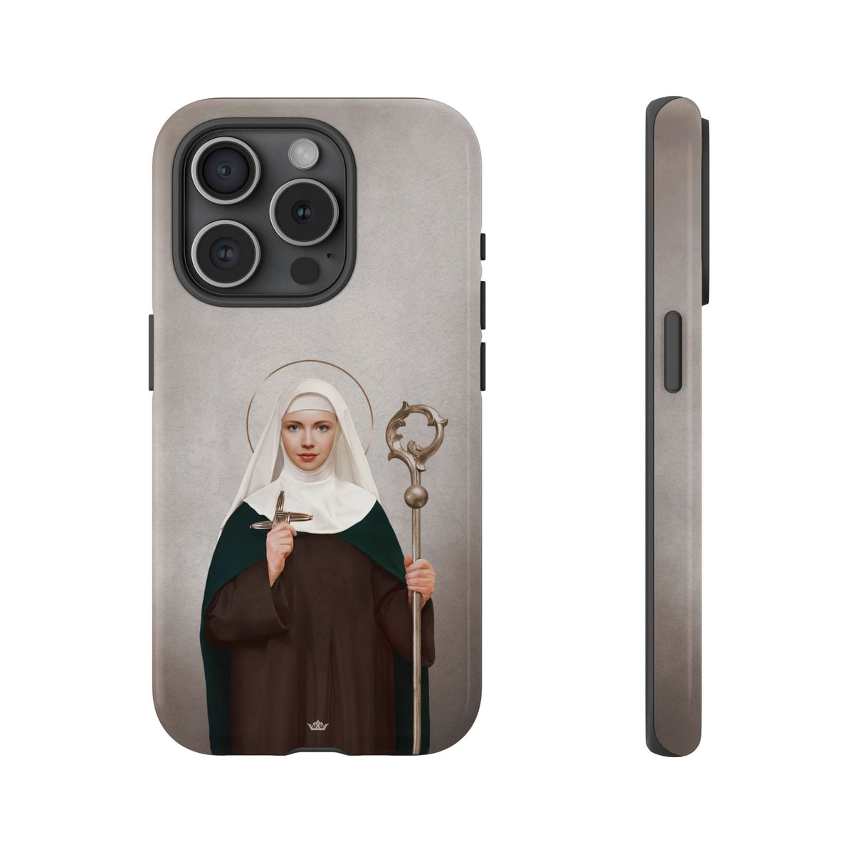 St. Brigid of Ireland Hard Phone Case (Light) Copyright VENXARA
