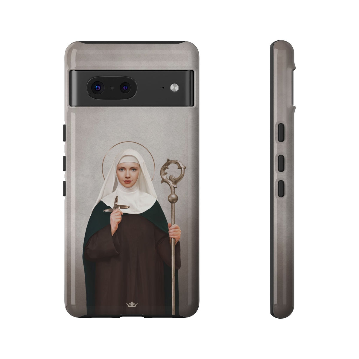 St. Brigid of Ireland Hard Phone Case (Light) Copyright VENXARA