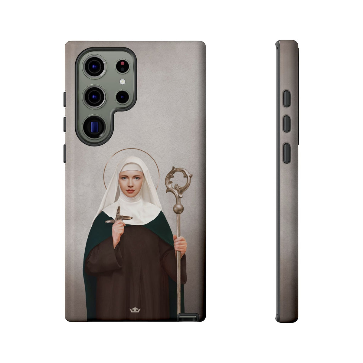 St. Brigid of Ireland Hard Phone Case (Light) Copyright VENXARA