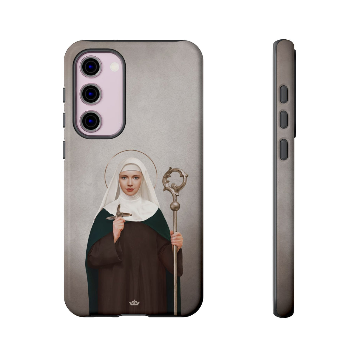St. Brigid of Ireland Hard Phone Case (Light) Copyright VENXARA