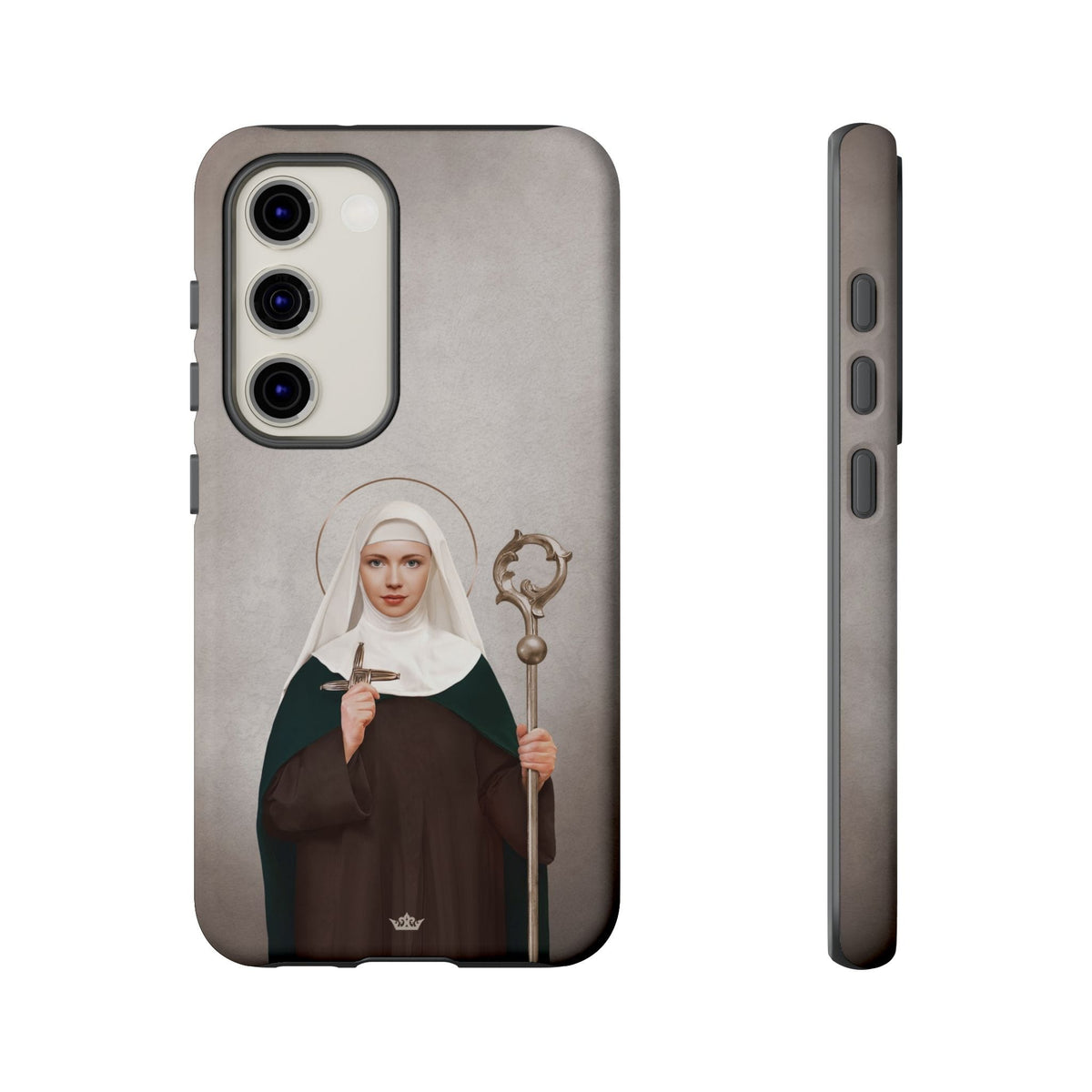 St. Brigid of Ireland Hard Phone Case (Light) Copyright VENXARA
