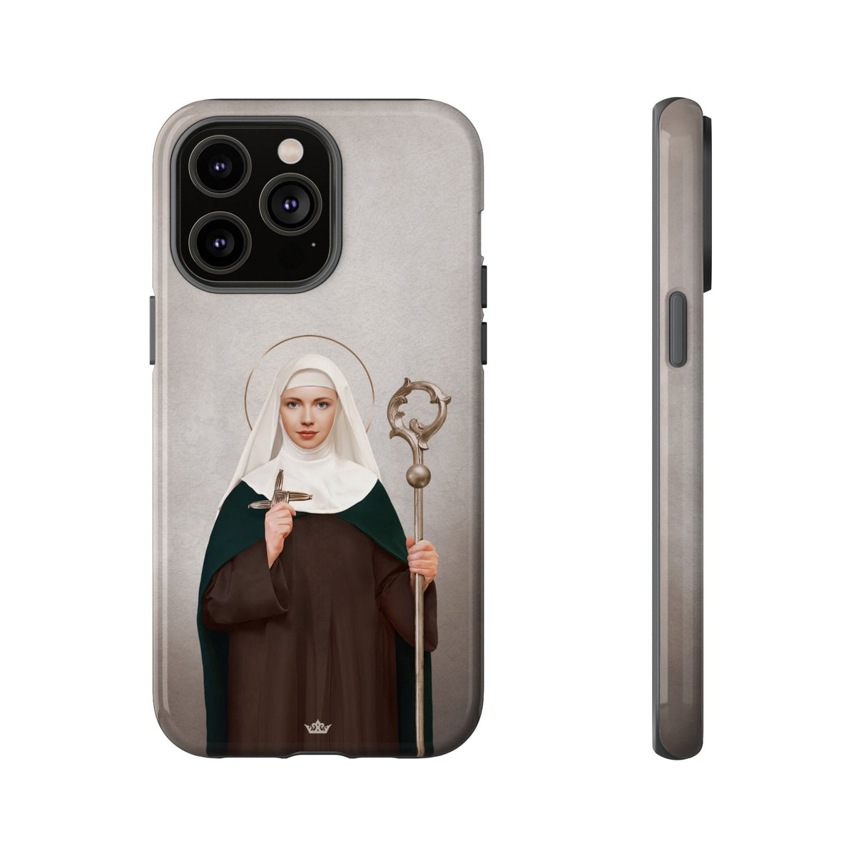 St. Brigid of Ireland Hard Phone Case (Light) Copyright VENXARA