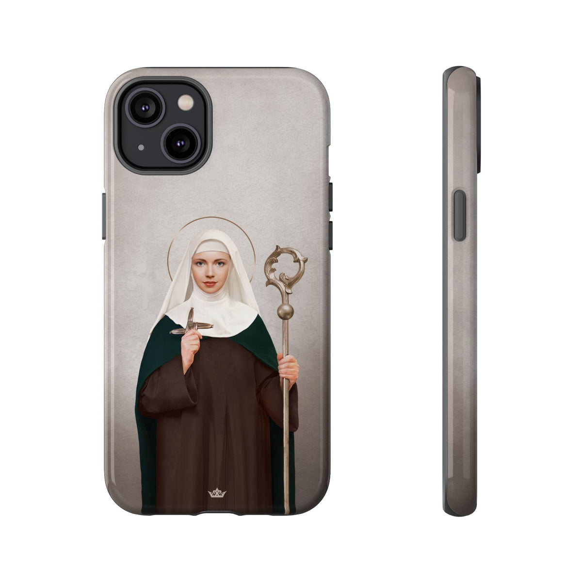 St. Brigid of Ireland Hard Phone Case (Light) Copyright VENXARA