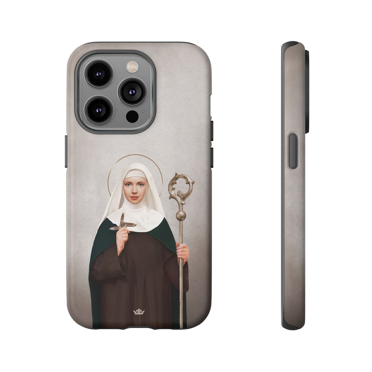 St. Brigid of Ireland Hard Phone Case (Light) Copyright VENXARA