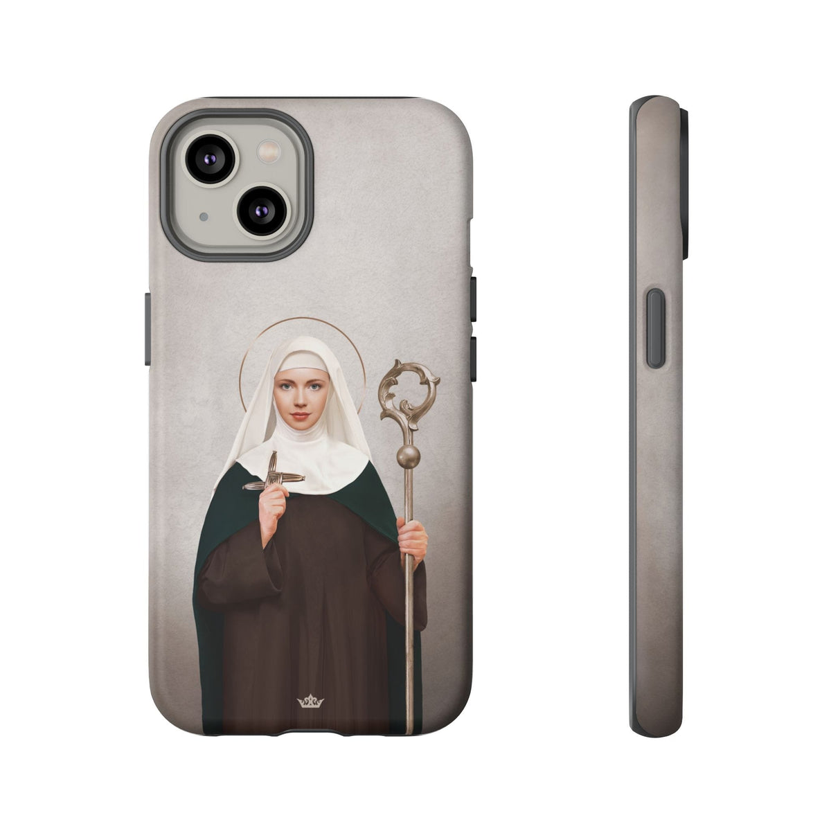 St. Brigid of Ireland Hard Phone Case (Light) Copyright VENXARA