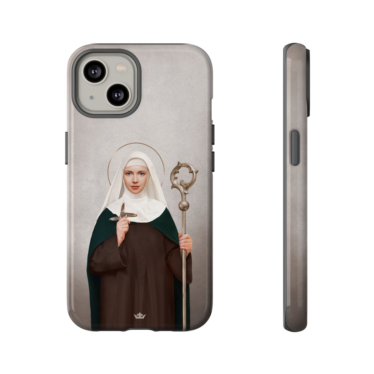 St. Brigid of Ireland Hard Phone Case (Light) Copyright VENXARA