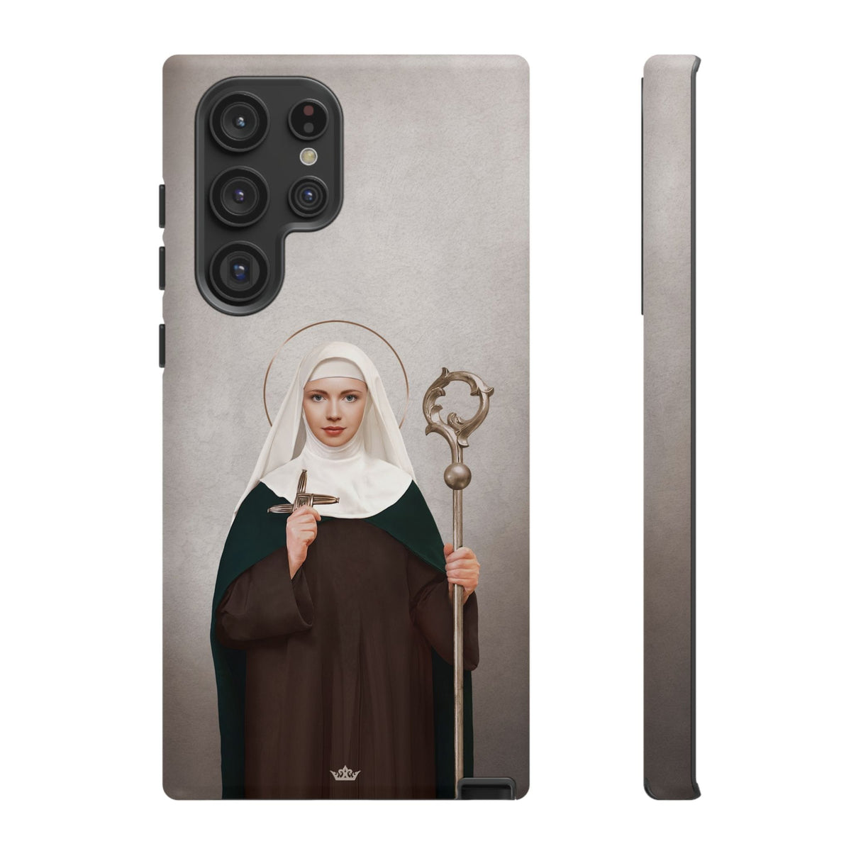 St. Brigid of Ireland Hard Phone Case (Light) Copyright VENXARA