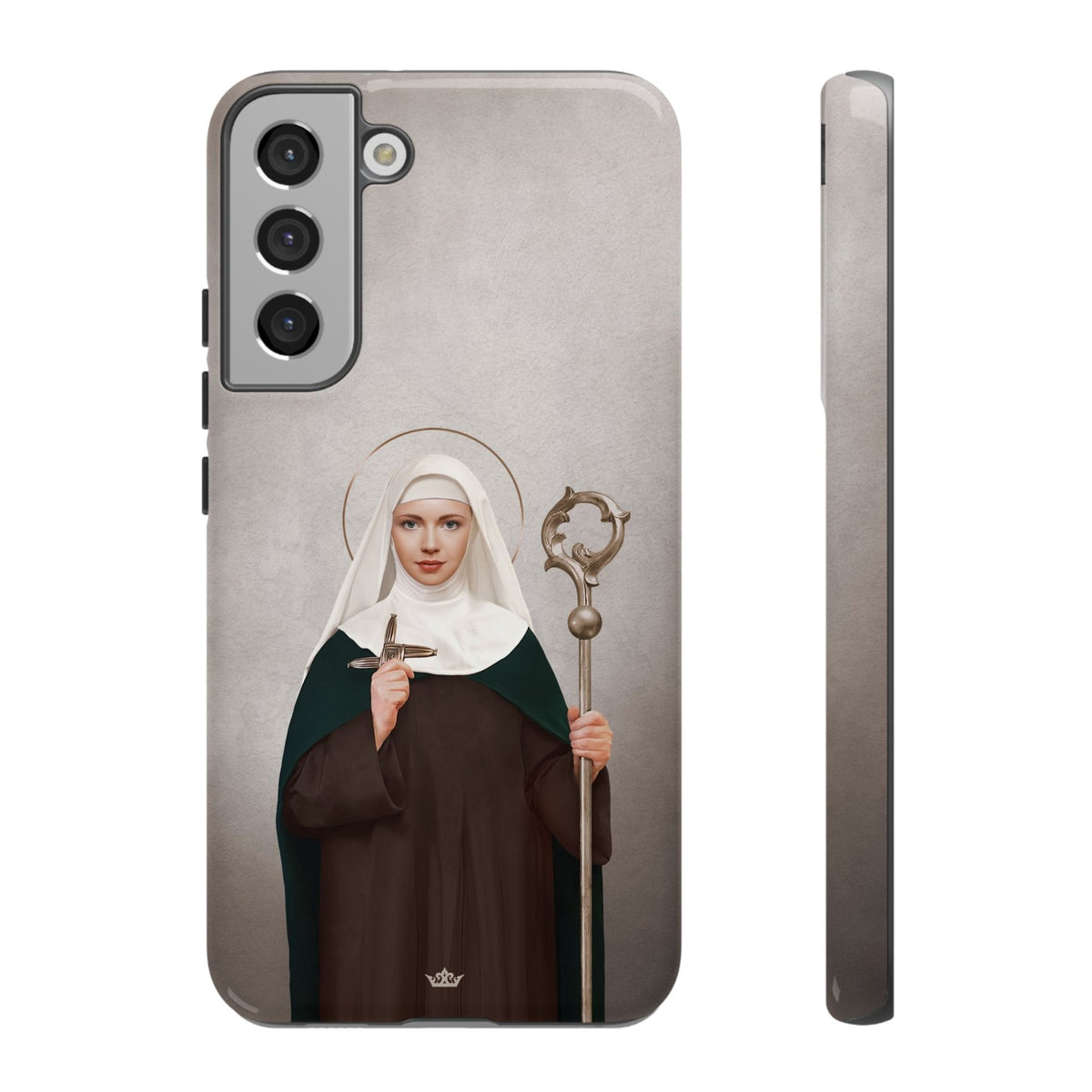 St. Brigid of Ireland Hard Phone Case (Light) Copyright VENXARA