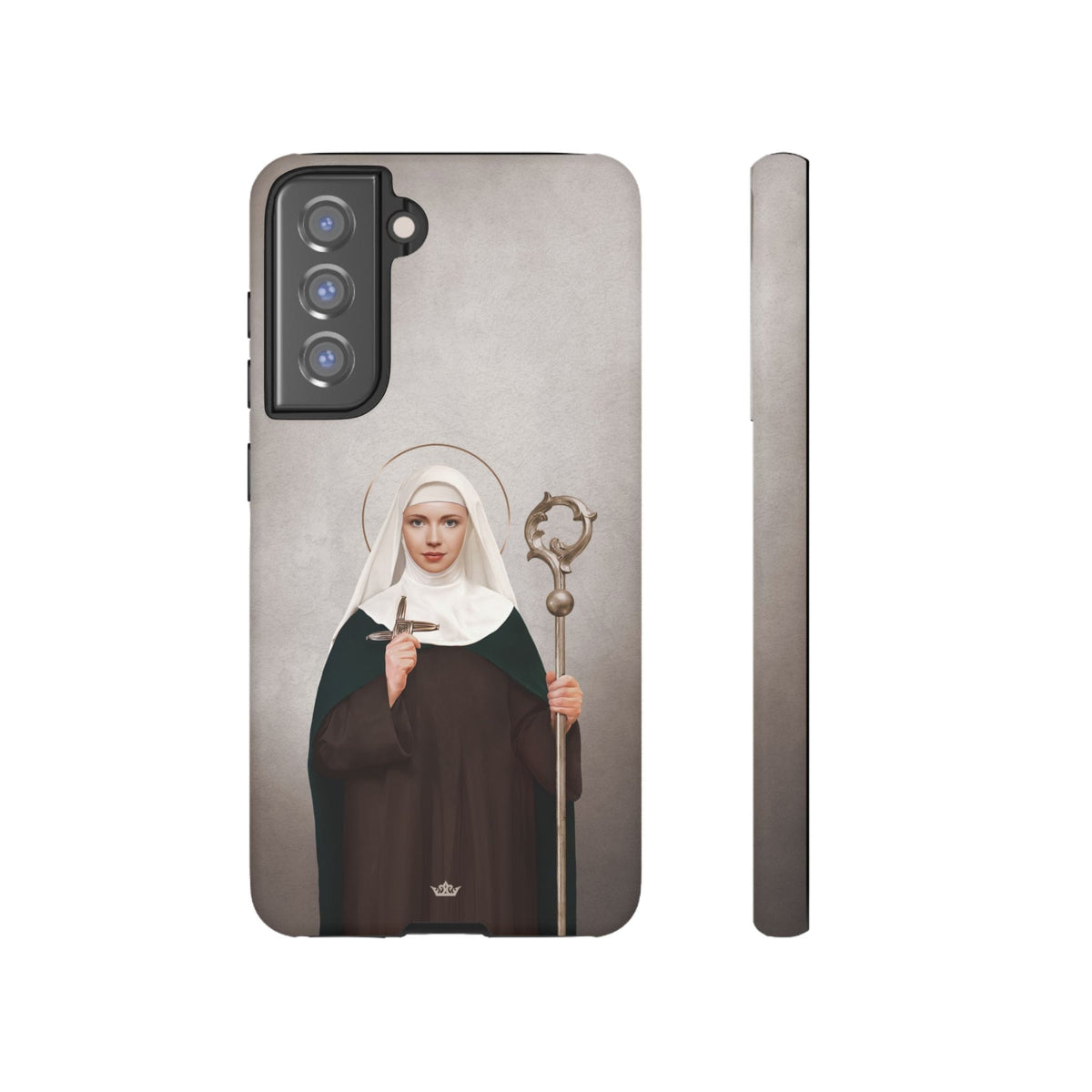 St. Brigid of Ireland Hard Phone Case (Light) Copyright VENXARA