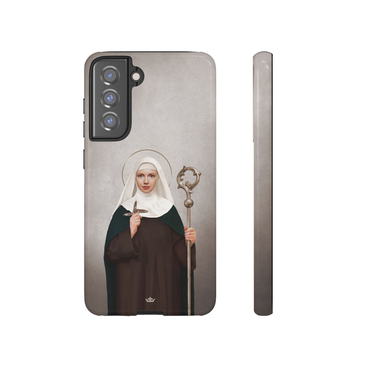 St. Brigid of Ireland Hard Phone Case (Light) Copyright VENXARA